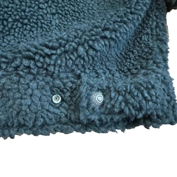 Levi Men's Cozy Vintage Relaxed Fit SherpaTrucker Jacket in Grey.   Sz: 2XL - Picture 7 of 14